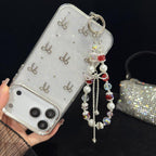 Bow Rhinestone Colored Bead Crystal Phone Chain — view 5