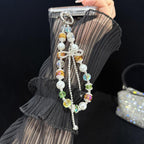 Bow Rhinestone Colored Bead Crystal Phone Chain — view 8