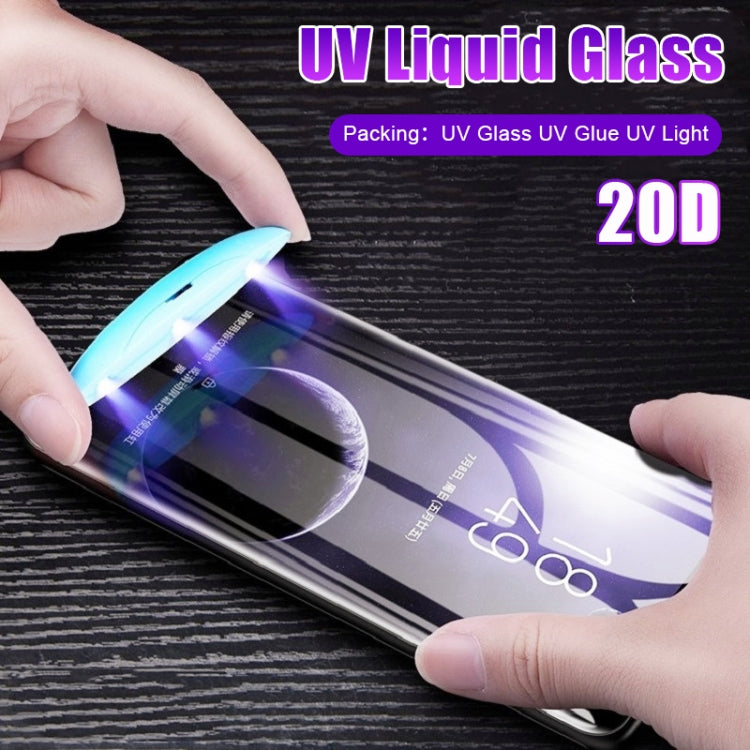 UV Liquid Curved Full Glue Full Screen Tempered Glass, For Huawei P20, For Huawei P20 Pro          ...