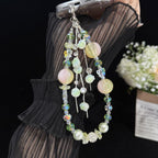 Rose Glass Bead Crystal Phone Chain — view 7