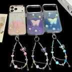 Broken Diamond Heart Bow Crystal Phone Charm — view 8