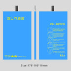Simple White Glass Screen Protector Folding Rigid Case Packaging Box with Hook — 100pcs