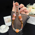 Iridescent Crystal Flower Cluster Phone Charm