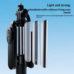 X2 1.3m Extendable 4-Axis Stabilization Phone Holder Bluetooth Remote Control Selfie Stick Tripod — view 6