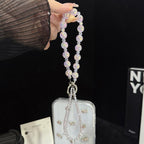 Iridescent Bubble Style Double Layer Crystal Phone Charm — view 7