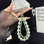 Iridescent Bubble Style Double Layer Crystal Phone Charm — view 8