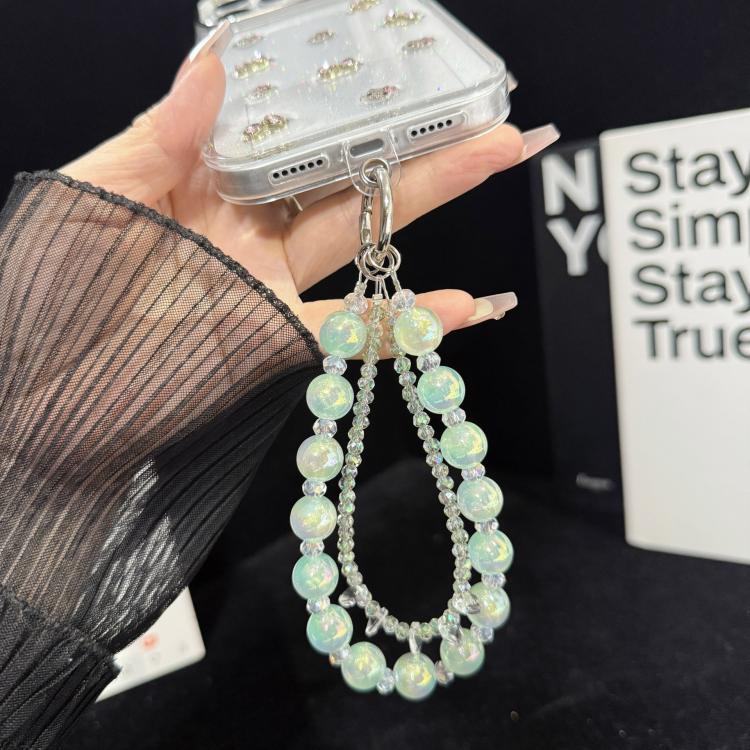 Iridescent Bubble Style Double Layer Crystal Phone Charm — view 8