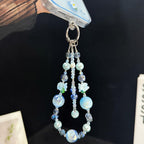 Iridescent Pearlescent 3D Flower Double Layer Phone Charm — view 7