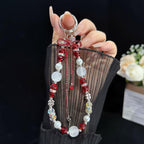 Bow Tassel Pendant Crystal Chain