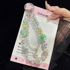 Snowflake Pendant Double-layer Crystal Chain