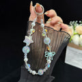 Iridescent Star Knot Crystal Chain