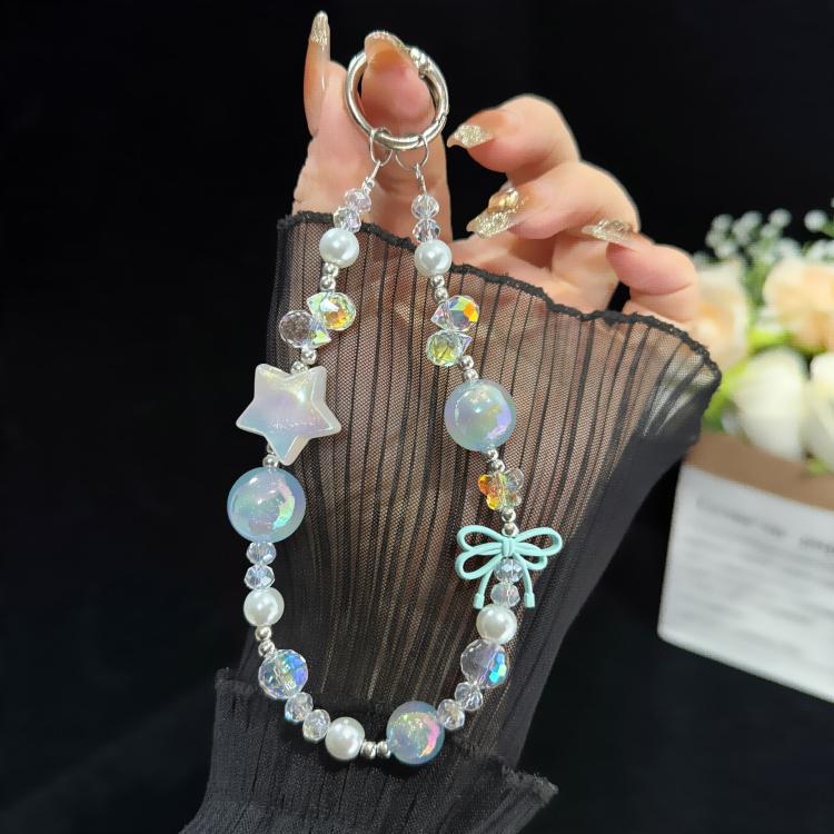 Iridescent Star Knot Crystal Chain