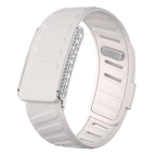 Full Diamond Style Two Color Silicone Watch Band