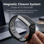 Full Diamond Style Two Color Silicone Watch Band