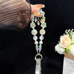Iridescent Butterfly Glowing Beaded Crystal Chain — view 7