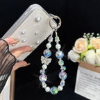 Iridescent Bead & Butterfly Shadow Crystal Chain — view 6