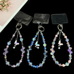 Dancing Butterfly Iridescent Crystal Phone Charm — view 5