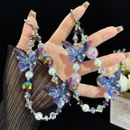 Iridescent Butterfly Crystal Chain — view 6