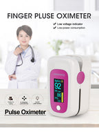 M160 Finger Pulse Oximeter Medical Special — Rose Red
