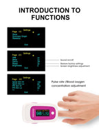 M160 Finger Pulse Oximeter Medical Special — Blue