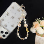 Alloy Tag Gold Foil Bead Crystal Chain — view 6