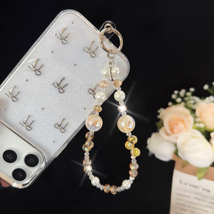 Alloy Tag Gold Foil Bead Crystal Chain — view 6