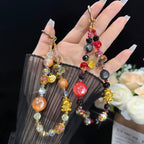 Lucky Maneki-neko Iridescent Crystal Chain — view 6