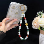 Golden Fortune Emerald Beaded Crystal Chain — view 6