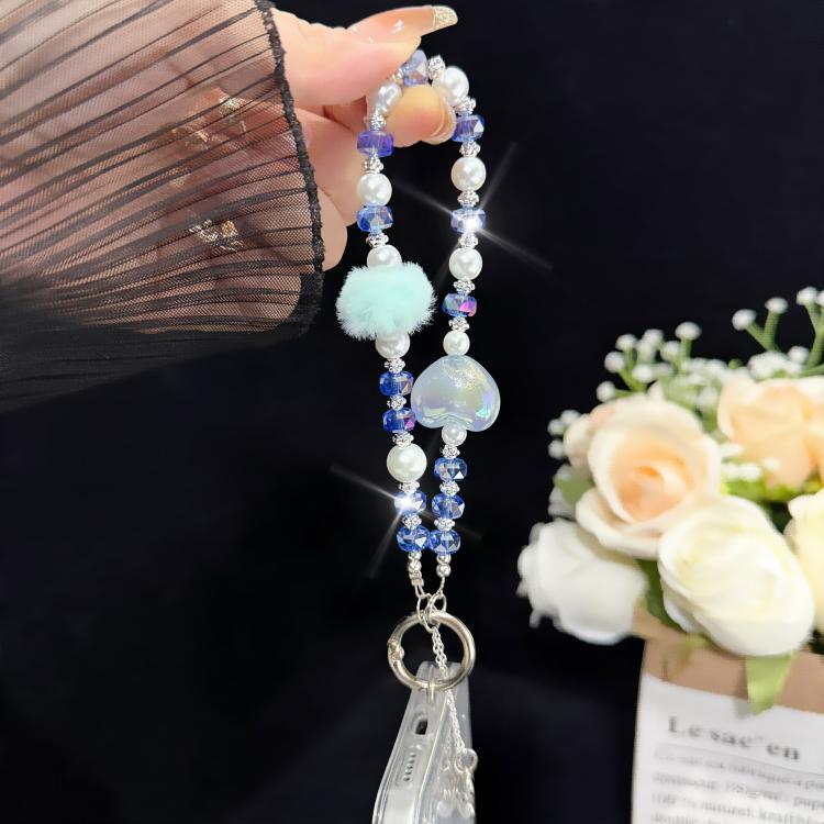 Pom-pom Sweetheart Iridescent Crystal Chain — view 7