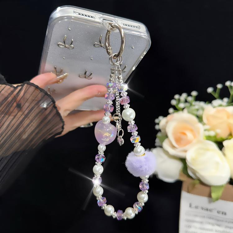 Pom-pom Sweetheart Iridescent Crystal Chain — view 9