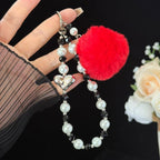 Pom-pom Pearl Heart Bracelet — view 7