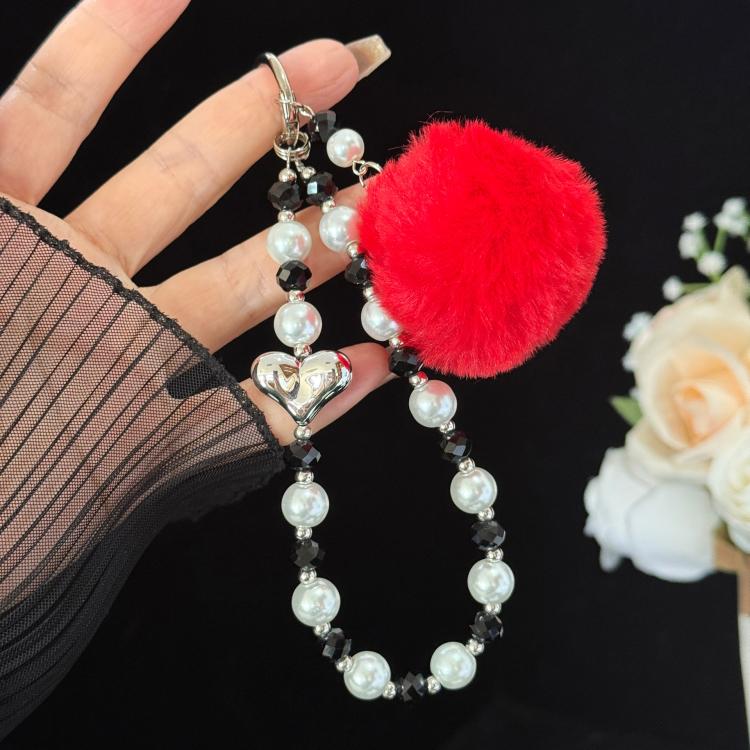 Pom-pom Pearl Heart Bracelet — view 7