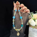 Snow Crystal Star Beaded Crystal Chain