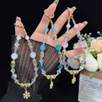 Snow Crystal Star Beaded Crystal Chain — view 8