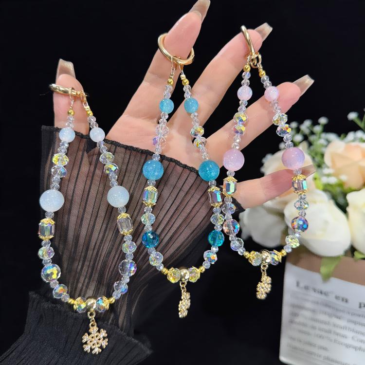 Snow Crystal Star Beaded Crystal Chain — view 8