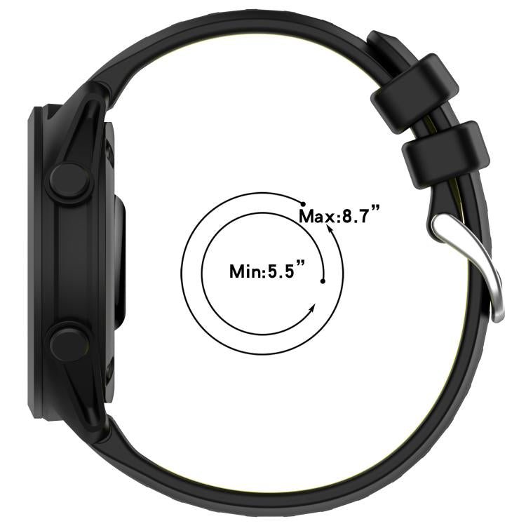Two Color Silicone Sports Quick Release Watch Band