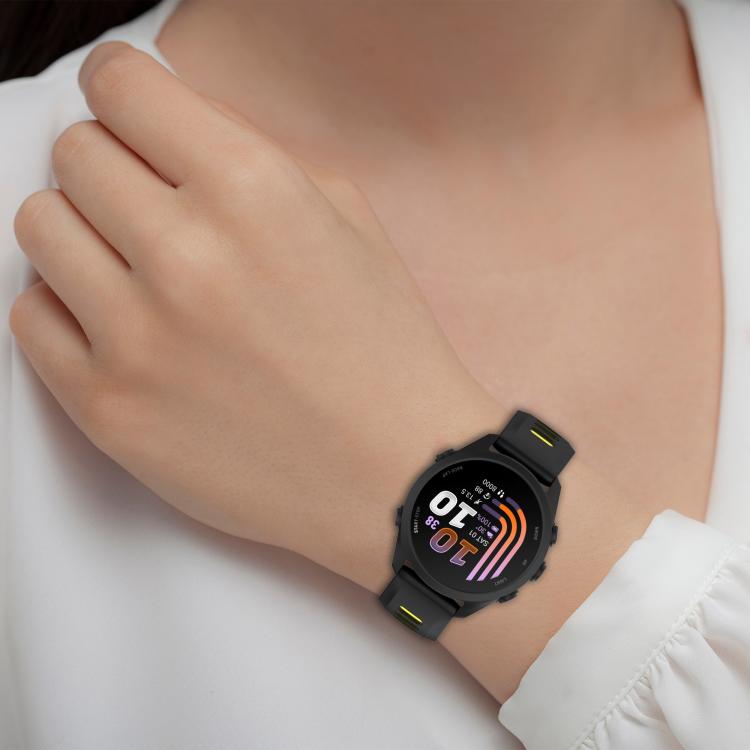 Two Color Silicone Sports Quick Release Watch Band
