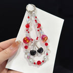 Silver Star & Bow Beaded Chain