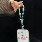 Silver Star & Bow Beaded Chain — view 5