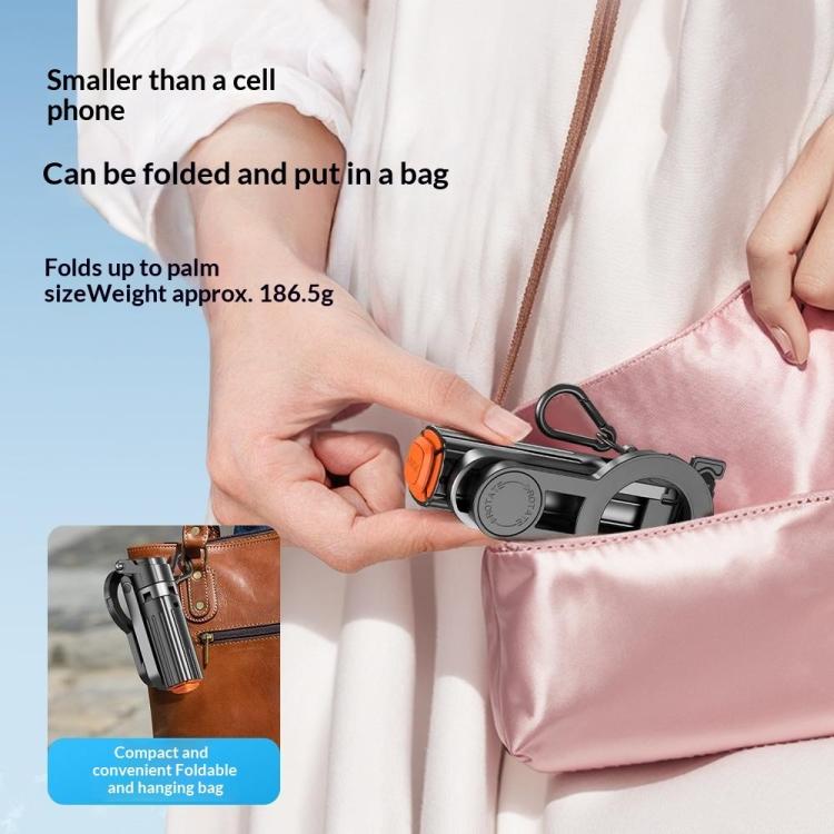 T13Y-C Bluetooth Remote Magnetic Phone Holder Auto Pop-Up Tripod Extendable Selfie Stick — view 9