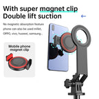 K14 1.7m Extendable Remote Control Magnetic Phone Stand Selfie Stick Tripod — view 9