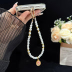 Tulip Jade Bead Bracelet & Phone Charm — view 5
