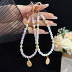 Tulip Jade Bead Bracelet & Phone Charm — view 7