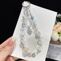 Beaded Leaf Lucky Iridescent Double-Layer Crystal Chain