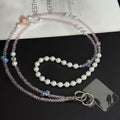 Mint Star Frappé Crossbody Crystal Chain