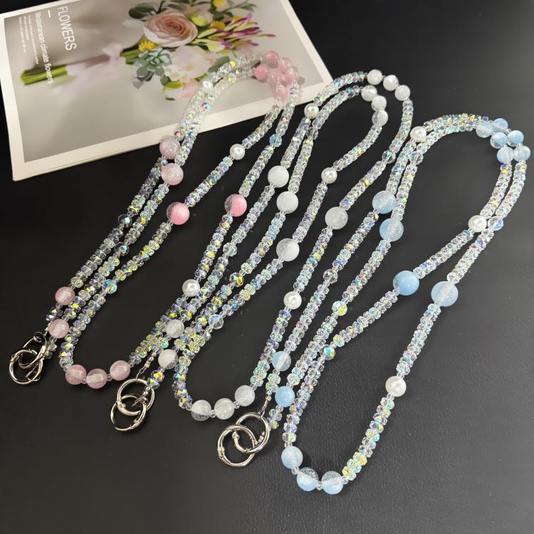 Misty Moonlight Beaded Crossbody Crystal Chain — view 8