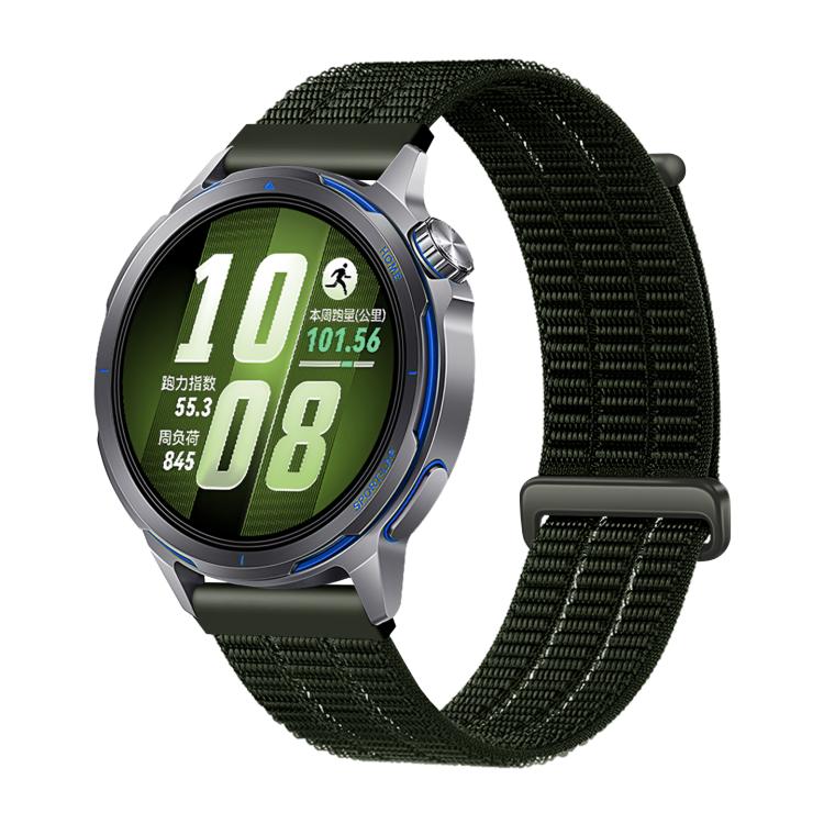 Two Section Breathable Nylon Loop Plastic Head Watch Band