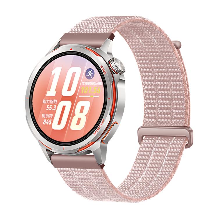 Two Section Breathable Nylon Loop Plastic Head Watch Band
