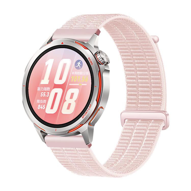 Two Section Breathable Nylon Loop Plastic Head Watch Band