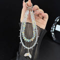 Neon Cube Candy Mermaid Tail Crystal Chain
